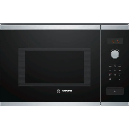 Bosch Bfl553ms0b Inbouw Magnetron - 25 Liter - Cleaning Assistance - 7 Automatische Programma_s - Led Display - 60 Cm | Nieuw (outlet)