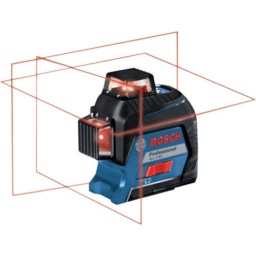 Bosch GLL 3-80 Professional - Lijnlaser - 3 x 360° lijnen - IP54