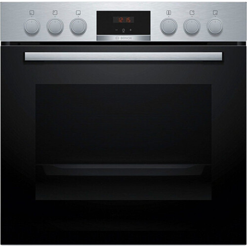 BOSCH HND415LS62 - Inbouwset - Oven HEA513BS4 en Inductie Kookplaat NIF645CB5E - Zwart Glas Tweedehands