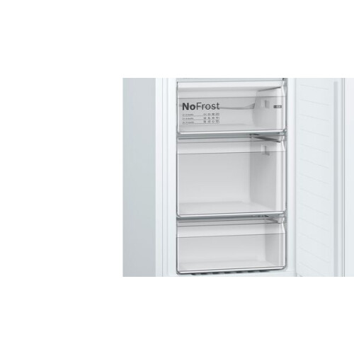 Bosch Kgn34nweag - Koelvriescombinatie - 186 Cm - Nofrost - Wit | Nieuw (outlet)