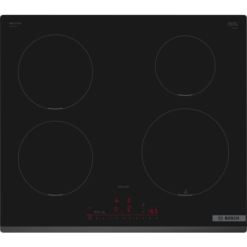 BOSCH PIE631HC1M - Inductie kookplaat - 4 kookzones - Zwart