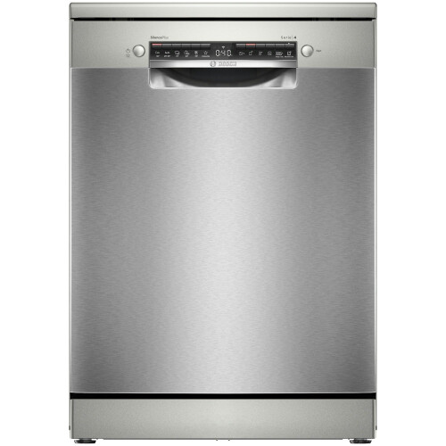 Bosch SMS4EAI28E - Vrijstaande Vaatwasser - Silence Plus 42 dB - Geborsteld Staal