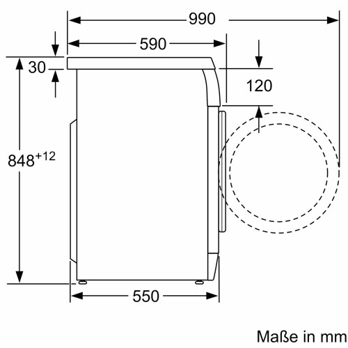 Bosch Wae283ecoduits - Wasmachine - 7 Kg - 1400 Tpm | Tweedehands (Refurbished)