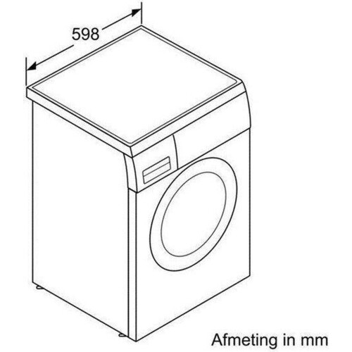 Bosch Waq28461nl Varioperfect Wasmachine 7kg 1400t | Tweedehands (Refurbished)