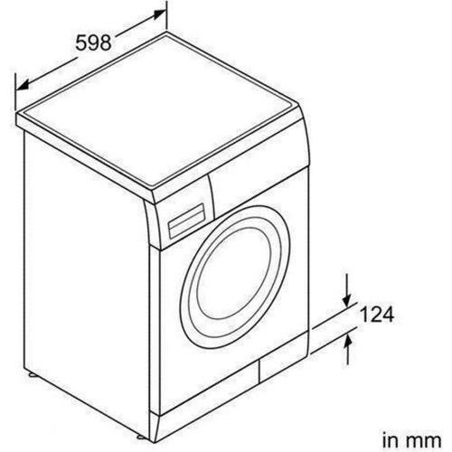 Bosch Was2846s - Wasmachine - 8 Kg - 1400 Tpm - Varioperfect