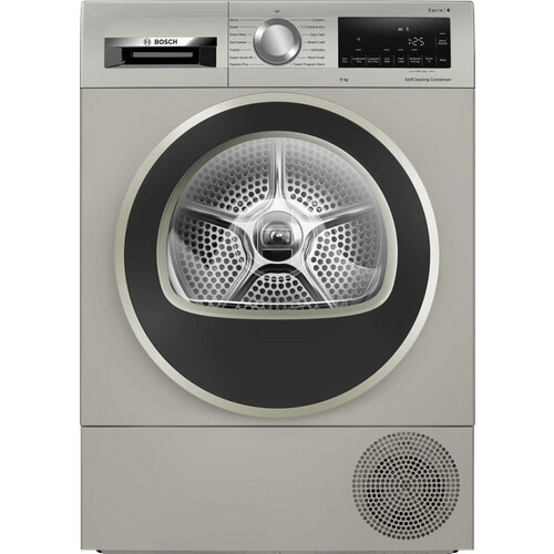 Bosch Wqg245s9gb - Warmtepompdroger - 9 Kg - Selfcleaning Condenser - 64 Db - Energieklasse A++ - Zilver | Nieuw (outlet) Tweedehands