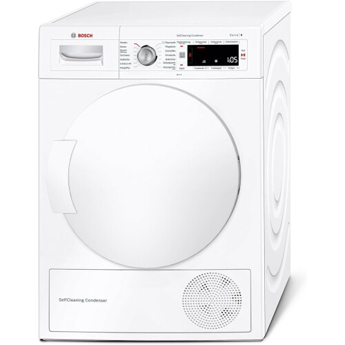 Bosch WTW845W0 - Warmtepompdroger 8 kg - AutoDry SensitiveDrying - Wit