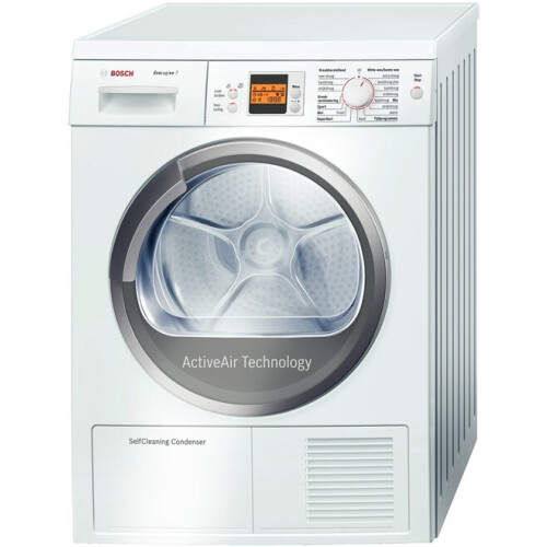 Bosch Wtw86560nl - Warmtepompdroger - 7 Kg - Zelfreinigende Condensor - 65 Db - Energieklasse A - Wit | Tweedehands (Refurbished)