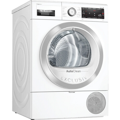 Bosch Wtxh8m90 - Warmtepompdroger - 9 Kg - Autoclean & Home Connect - 62 Db - Energieklasse A+++ | Tweedehands (Refurbished) Tweedehands
