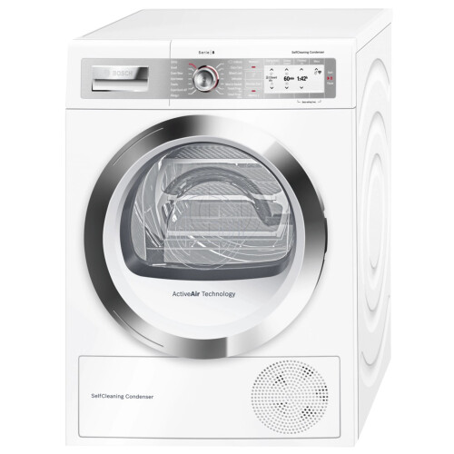 Bosch Wtyh6790 Serie 8 - Warmtepompdroger - 9 Kg - Home Connect & Selfcleaning Condenser - 64 Db - Energieklasse A++ | Nieuw (outlet)