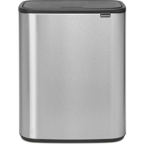 Brabantia Bo Touch Bin - Prullenbak - 60 liter - Matt Steel Fingerprint Proof