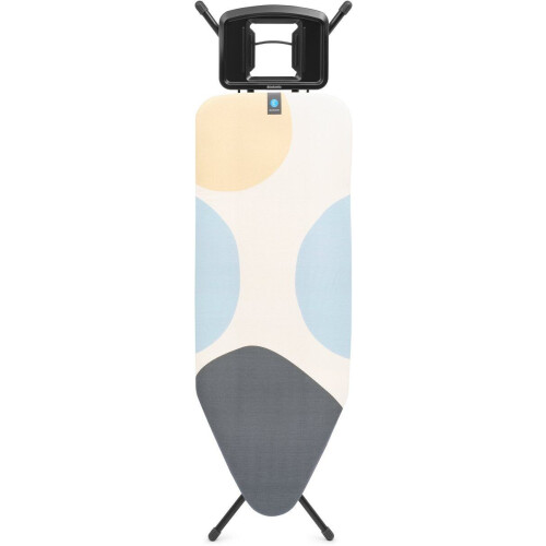 Brabantia Strijkplank C - Stoomstrijkijzer - XL 124x45 cm - Spring Bubbles