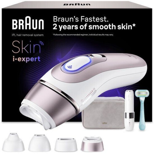 Braun IPL Smart Skin i·expert PL7432 - IPL ontharingsapparaat - Slimme technologie - Wit