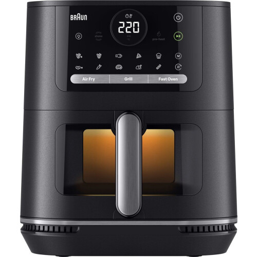 Braun MultiFry 5 HF5073 - Airfryer 3in1 - 6L tot 6 personen met kookvenster - Vaatwasbestendige lade