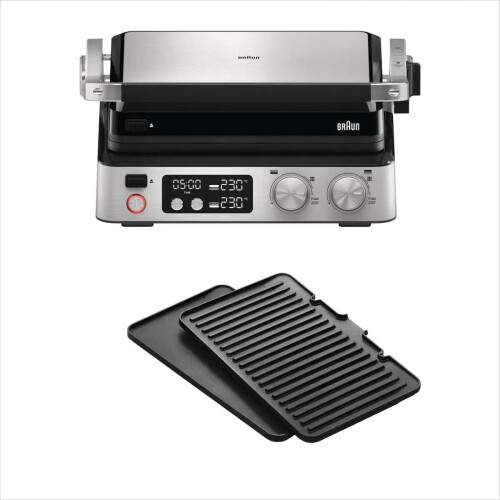 Braun MultiGrill 7 - CG7040 - Contactgrill - 2000W - Timer - Zwart