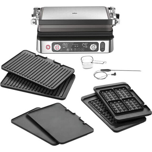 Braun MultiGrill 9 Pro CG9167 - Contactgrill - 2200 W - RVS Tweedehands