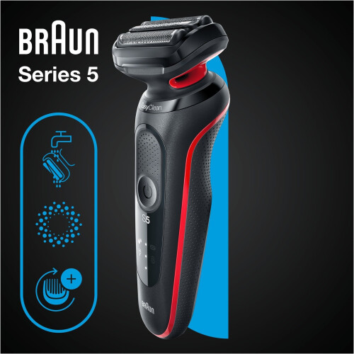 Braun Series 5 51-R1000s - Elektrisch scheerapparaat - 3 flexibele mesjes - 100% waterbestendig Tweedehands