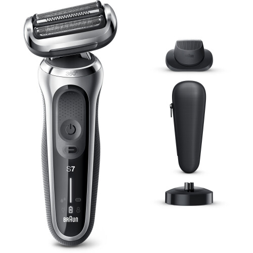Braun Series 7 70-S4200cs - Elektrisch Scheerapparaat - 360° Flex-kop AutoSense - Zilver Tweedehands
