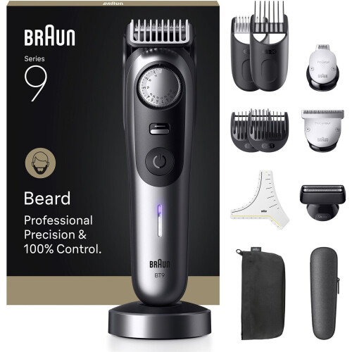 Braun Series 9 - Baardtrimmer BT9560 - 52 lengtestanden - Waterdicht