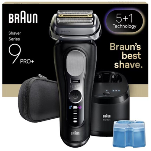 Braun Series 9 PRO+ - Elektrisch scheerapparaat - 5+1 scheerelementen - 100% waterdicht