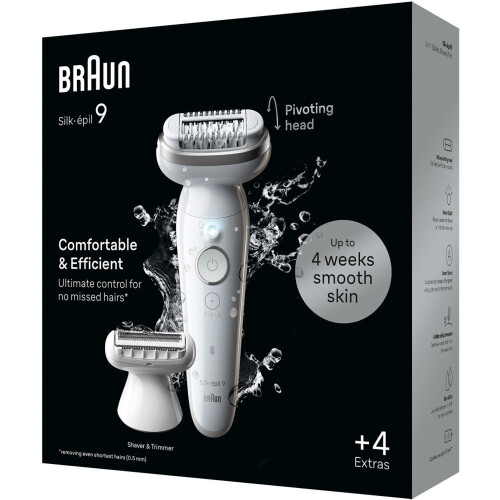 Braun Silk·épil 9-041 - Epilator - Wet & Dry - 40 MicroGrip-pincetjes