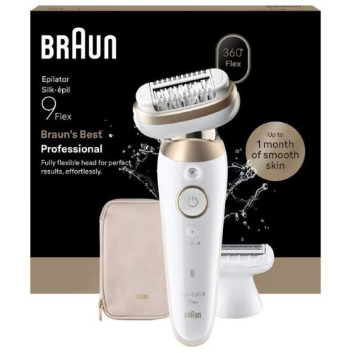 Braun Silk·épil 9 Flex 9-060 3D - Epilator - Douchebestendig - Wit Tweedehands