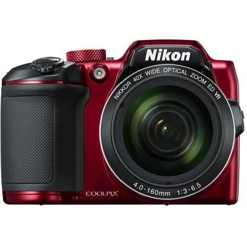 Bridge camera Coolpix B500 - Rood + Nikon Nikkor 40X Wide Optical Zoom ED VR 22.5–900mm f/3–6.5 f/3–6.5 Tweedehands
