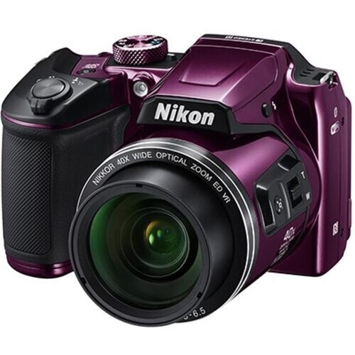 Bridge camera CoolPix B500 - Violet + Nikon Zoom Optique Nikkor 40X 4.0-160mm f/3-6.5 ED VR f/3-6.5 Tweedehands