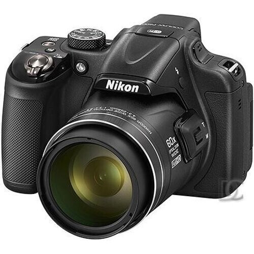 Bridge camera Coolpix P600 - Zwart + Nikon Nikkor 60X Wide Optical Zoom ED VR 24–1440mm f/3.3–6.5 f/3.3–6.5 Tweedehands