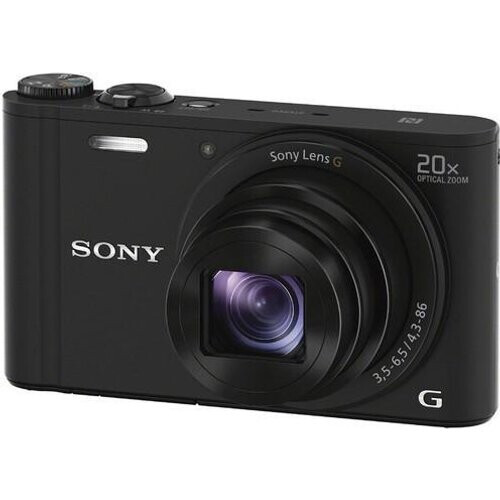 Bridge camera Cyber-Shot DSC-HX60 - Zwart Sony G Optical Zoom 4.3-129 mm f/3.5-6.3 f/3.5-6.3 Tweedehands