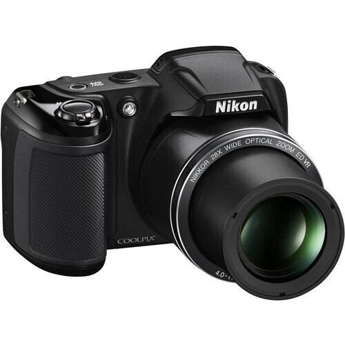 Bridge camera nikon bridge coolpix l340 4-112mm 1:3.1-5.9 - Zwart + Nikon 4-112mm 1:3.1-5.9 f/3.1-5.9 Tweedehands