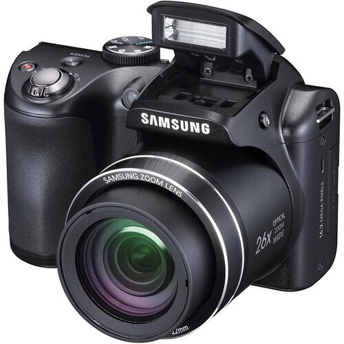 Bridge camera WB100 - Zwart + Samsung Zoom Lens 22.3mm f/3.1-5.9 f/3.1-5.9 Tweedehands