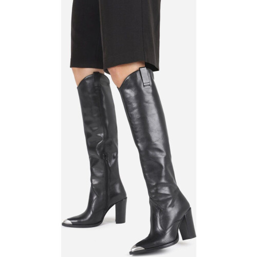 BRONX New Americana - Cowboylaarzen - Schachthoogte 42 cm hak 9,5 cm - Zwart