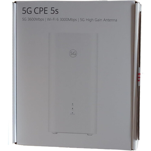 Brovi 5G CPE 5s, H153, 5G SIM-router, Wi-Fi 6 AX3000, DL 3600 Mbps/UL 500 Mbps, 9 dBi antenne met hoge versterking, LAN/WAN-poort, Wi-Fi-diagnose op Tweedehands