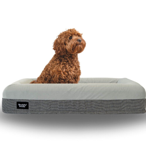 Buddy Beds Hondenmand Medium - Orthopedisch Hondenkussen - Wasbaar - 100 cm
