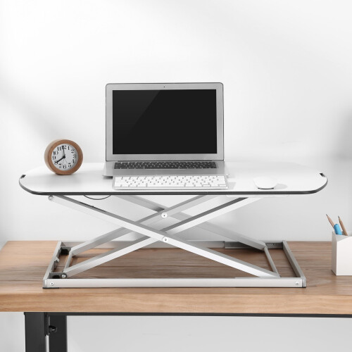 Bureauopzetstuk TS1111 - In hoogte verstelbaar - Ergonomisch sta-bureau - Geschikt voor monitorhouder