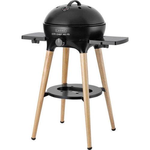 CADAC Citi Chef 40 FS - Gasbarbecue -Ø 40 cm - Zwart