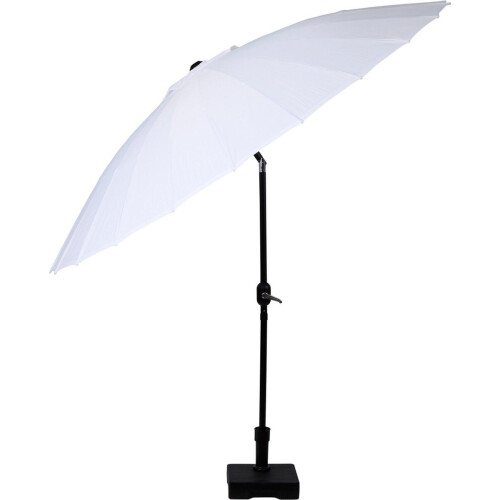 Camp Active Parasol - Stokparasol -⌀250 cm - Kantelbaar - Wit