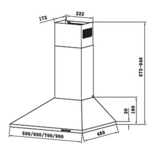 Candy Cce1161x Afzuigkap 60cm | Nieuw (outlet)