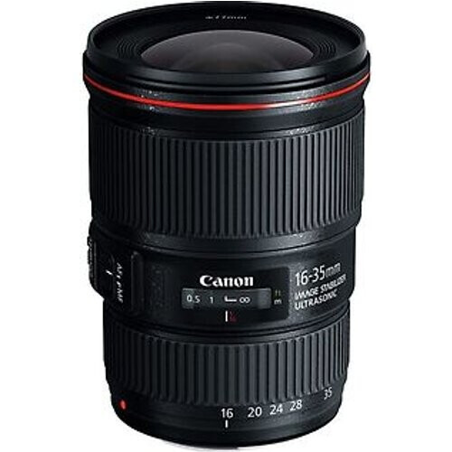 Canon EF 16-35 mm F4.0 IS L USM 77 mm filter (geschikt voor Canon EF) zwart Tweedehands