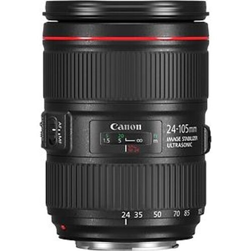 Canon EF 24-105 mm F4.0 IS L USM II 77 mm filter (geschikt voor Canon EF) zwart Tweedehands