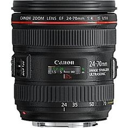 Canon EF 24-70 mm F4.0 IS L USM 77 mm filter (geschikt voor Canon EF) zwart Tweedehands