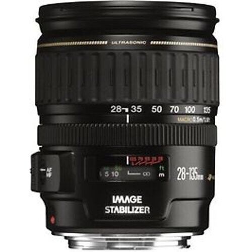 Canon EF 28-135 mm F3.5-5.6 IS USM 72 mm filter (geschikt voor Canon EF) zwart Tweedehands