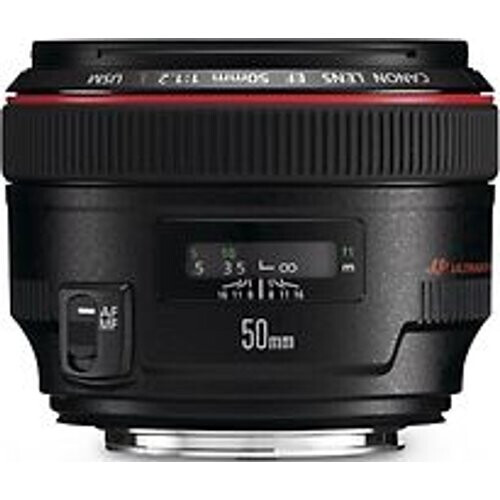 Canon EF 50 mm F1.2 L USM 72 mm filter (geschikt voor Canon EF)  zwart Tweedehands