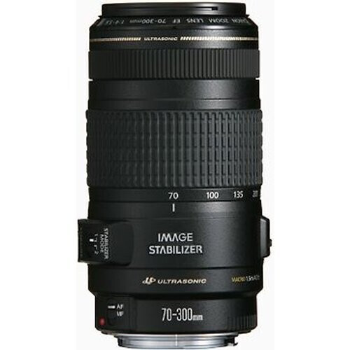 Canon EF 70-300 mm F4.0-5.6 IS USM 58 mm filter (geschikt voor Canon EF) zwart Tweedehands
