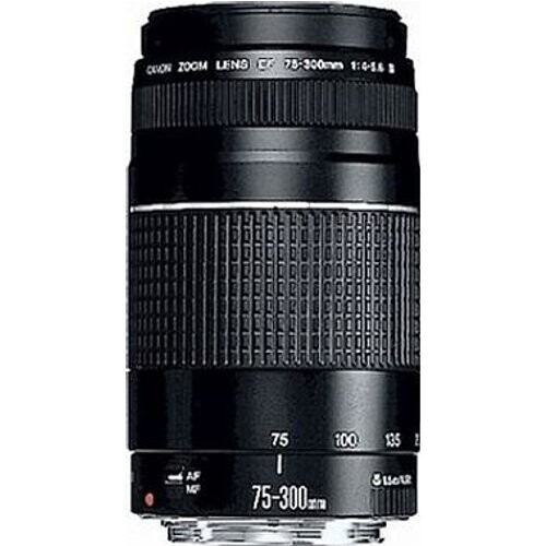 Canon EF 75-300 mm F4.0-5.6 III 58 mm filter (geschikt voor Canon EF) zwart Tweedehands