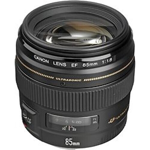 Canon EF 85 mm F1.8 USM 58 mm filter (geschikt voor Canon EF) zwart Tweedehands