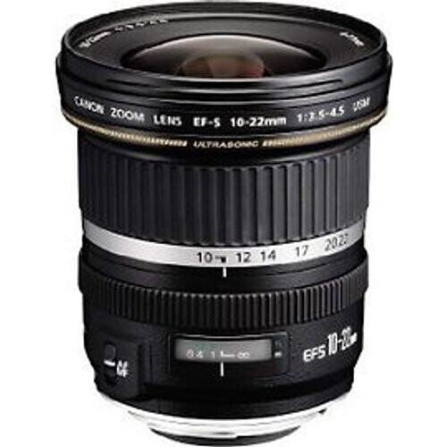 Canon EF-S 10-22 mm F3.5-4.5 USM 77 mm filter (geschikt voor Canon EF-S) zwart Tweedehands