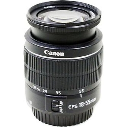 Canon EF-S 18-55 mm F3.5-5.6 III 58 mm filter (geschikt voor Canon EF-S) zwart Tweedehands