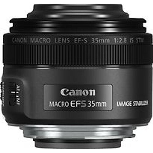 Canon EF-S 35 mm F2.8 IS STM Macro 49 mm filter (geschikt voor Canon EF-S) zwart Tweedehands